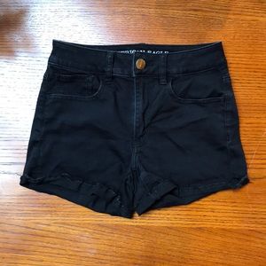 American eagle black Jean shorts